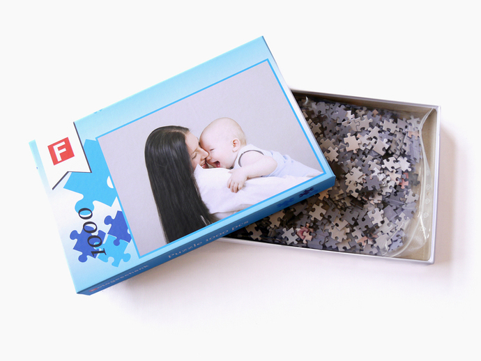 Fotopuzzel 1000 stukjes losse stukjes doos